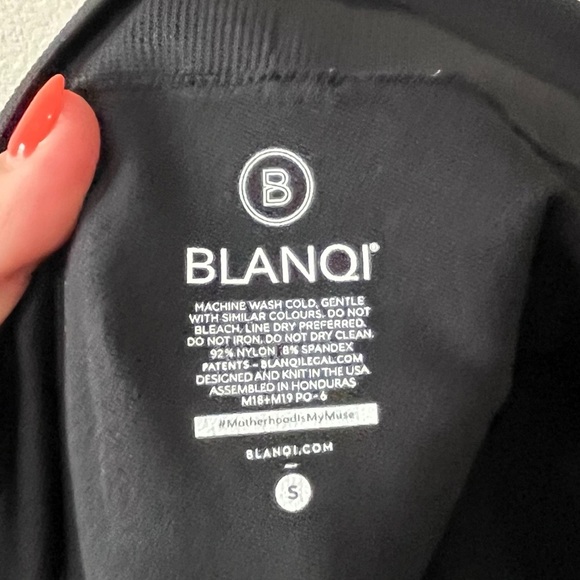 BLANQI Everyday Highwaist Postpartum Nursing Leggings Black Size Small NEW - Picture 11 of 11